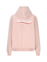 Balenciaga Logo Embroidered Hoodie - Women