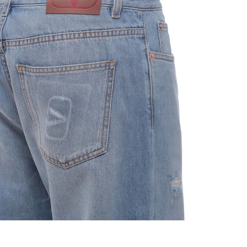 Valentino Cotton Denim Jeans - Men