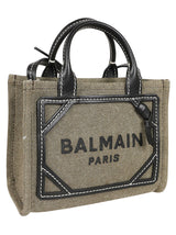 Balmain B-army Shopper Mini-canvas&amp;logo - Women