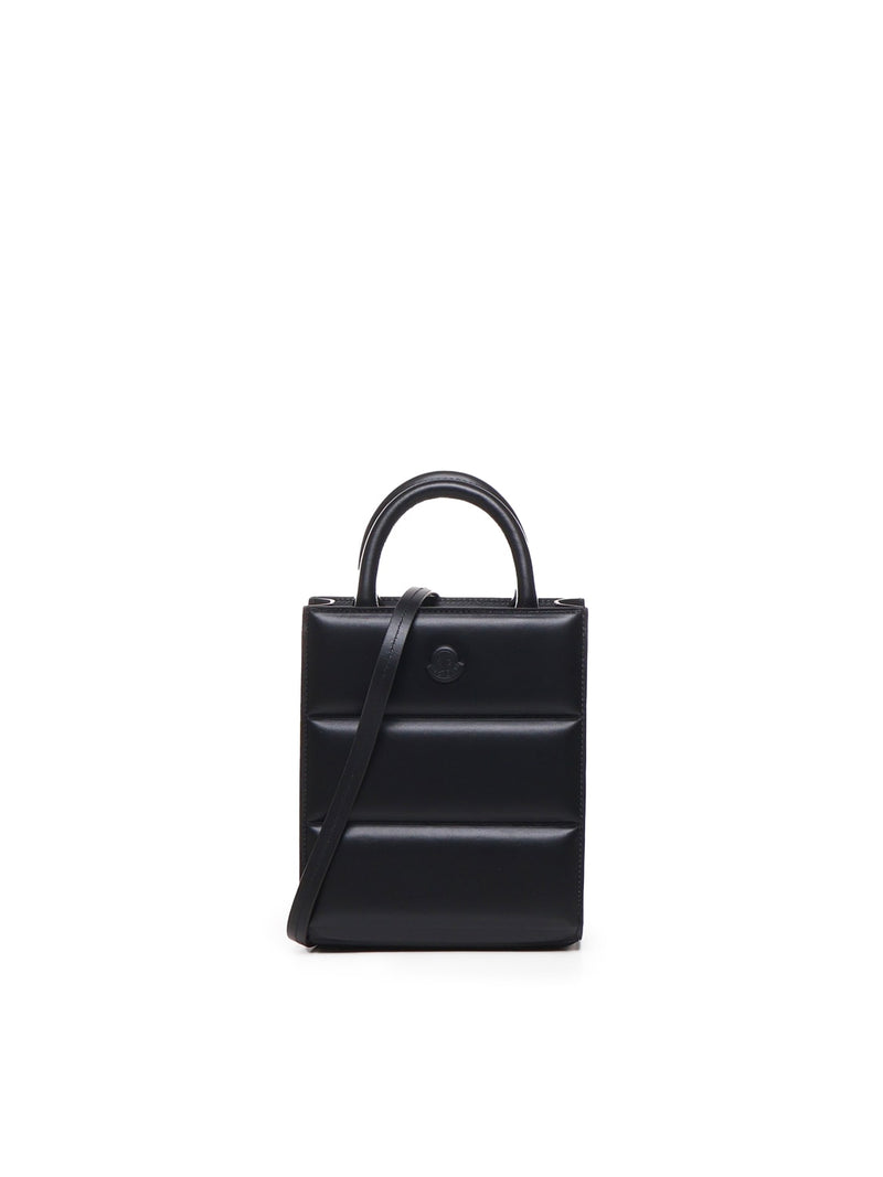 Moncler Leather Doudoune Mini Tote Bag - Women