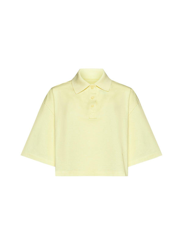 Bottega Veneta Collared Short-sleeve Cropped Polo Shirt - Women