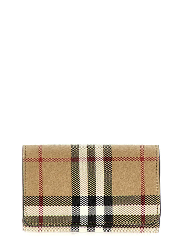 Burberry Check Wallet - Women