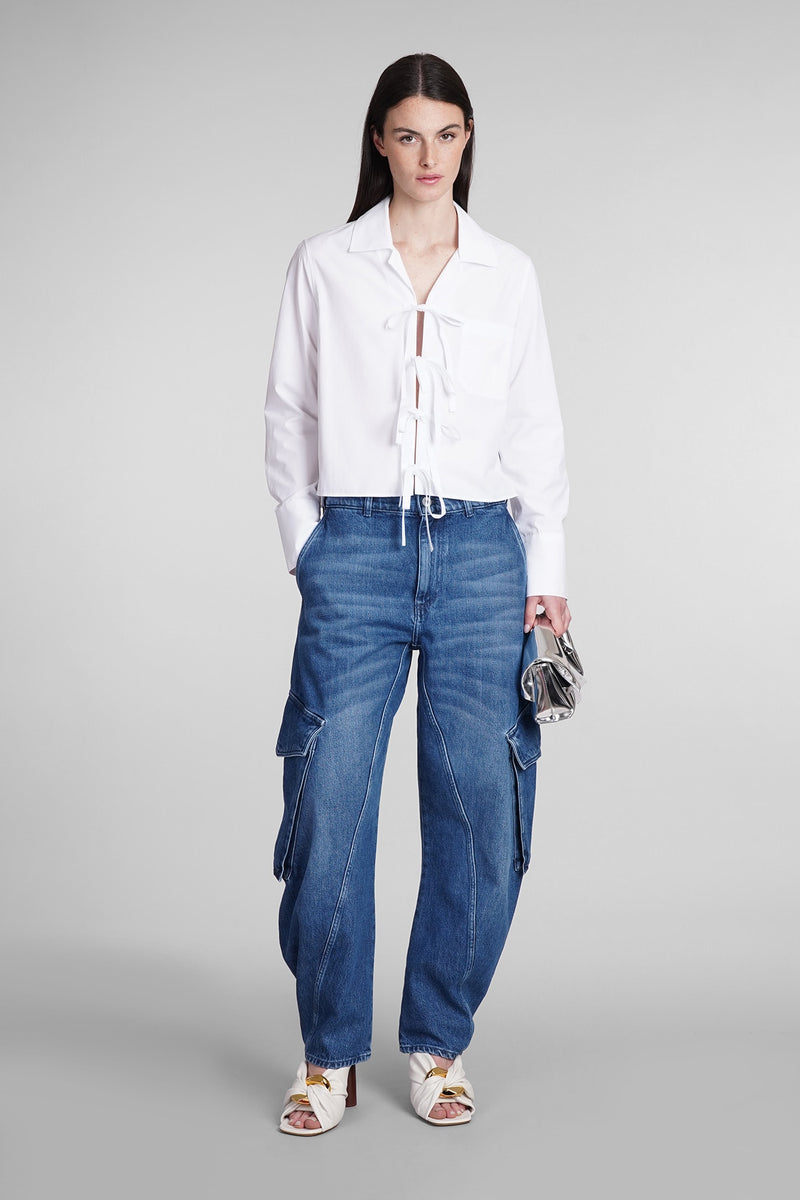 J.W. Anderson Shirt In White Cotton - Women