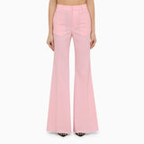 Dsquared2 Pink Wool-blend Palazzo Trousers - Women