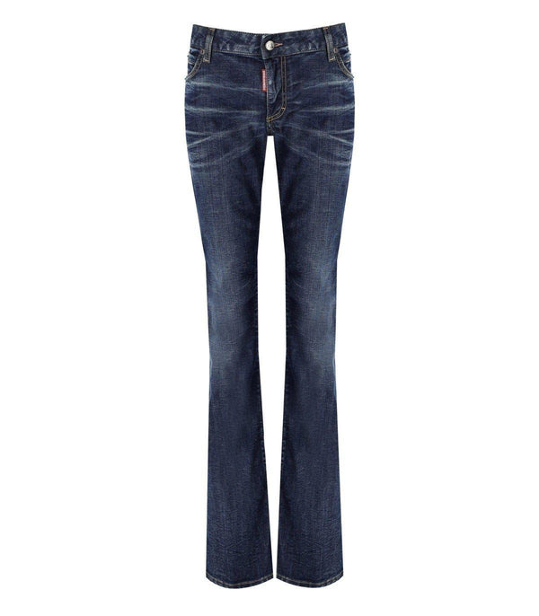 Dsquared2 Dark Pressed Wash Medium Waist Jennifer Jeans - Women