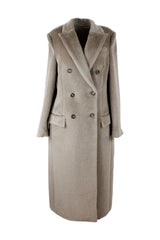 Brunello Cucinelli Long Coat In Alpaca - Women - Piano Luigi