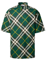 Burberry Green Cotton Shirt - Men