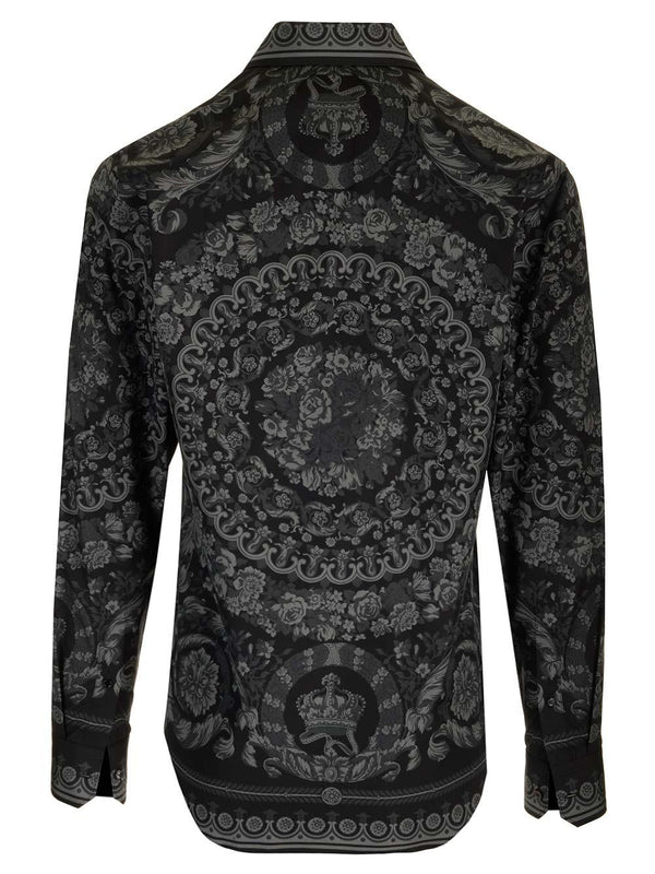 Versace Barocco Print Shirt - Men - Piano Luigi