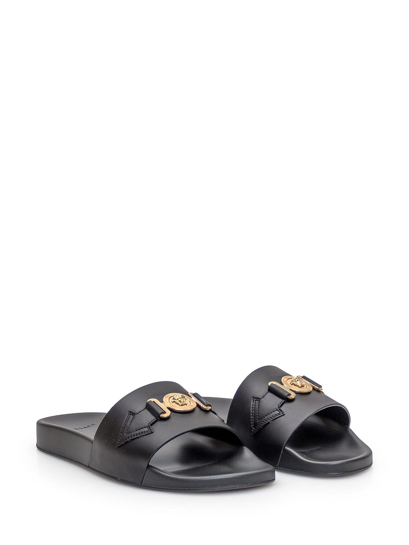 Versace Medusa Biggie Rubber Slides - Men