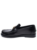 Versace Black Leather Loafers - Men