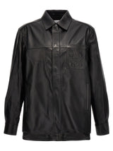 Loewe Logo Leather Jacket - Men