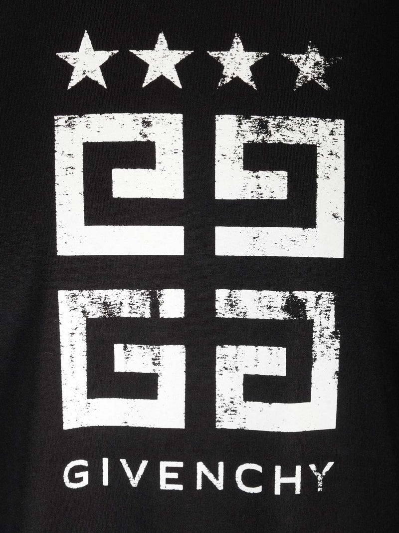 Givenchy Black 4g Stars T-shirt - Men