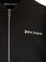 Palm Angels Sweatshirt With Logo And Side Bands - Men