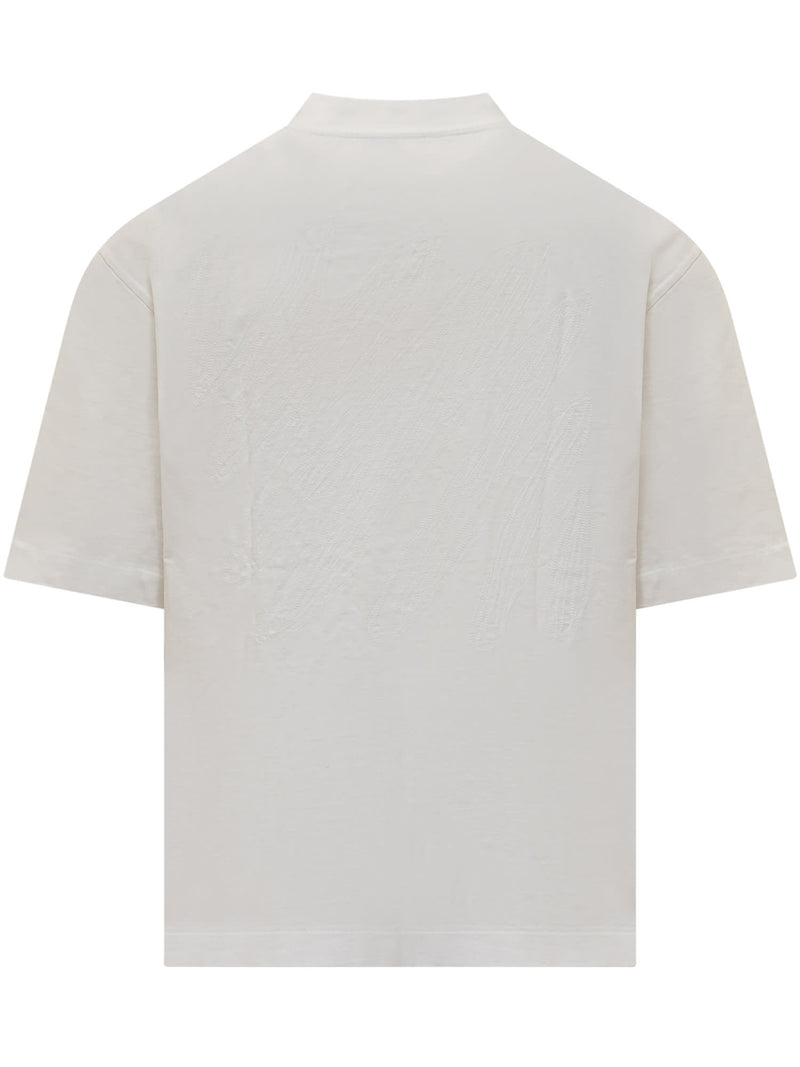 Off-White T-shirt With Logo - Men