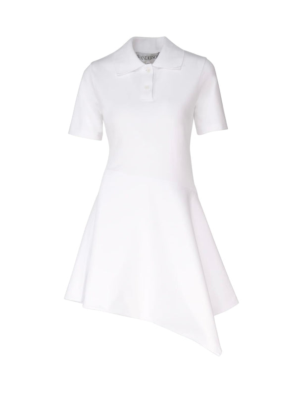 J.W. Anderson Asymmetric Dress With Polo-style Collar - Women