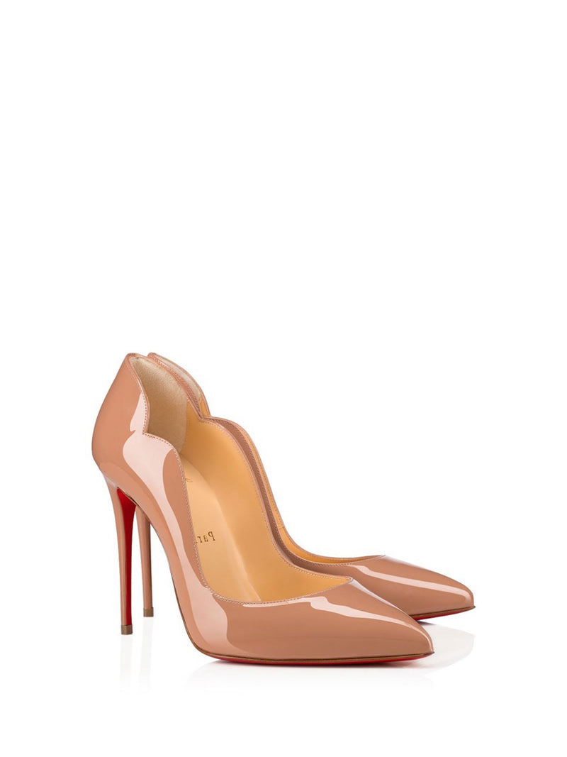 Christian Louboutin Hot Chick Décolleté In Nude Leather - Women