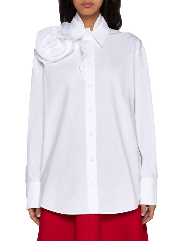 Valentino Buttoned Long-sleeved Poplin Shirt - Women