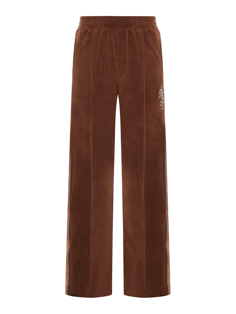 AMIRI Brown Stack Velour Track Pants - Men