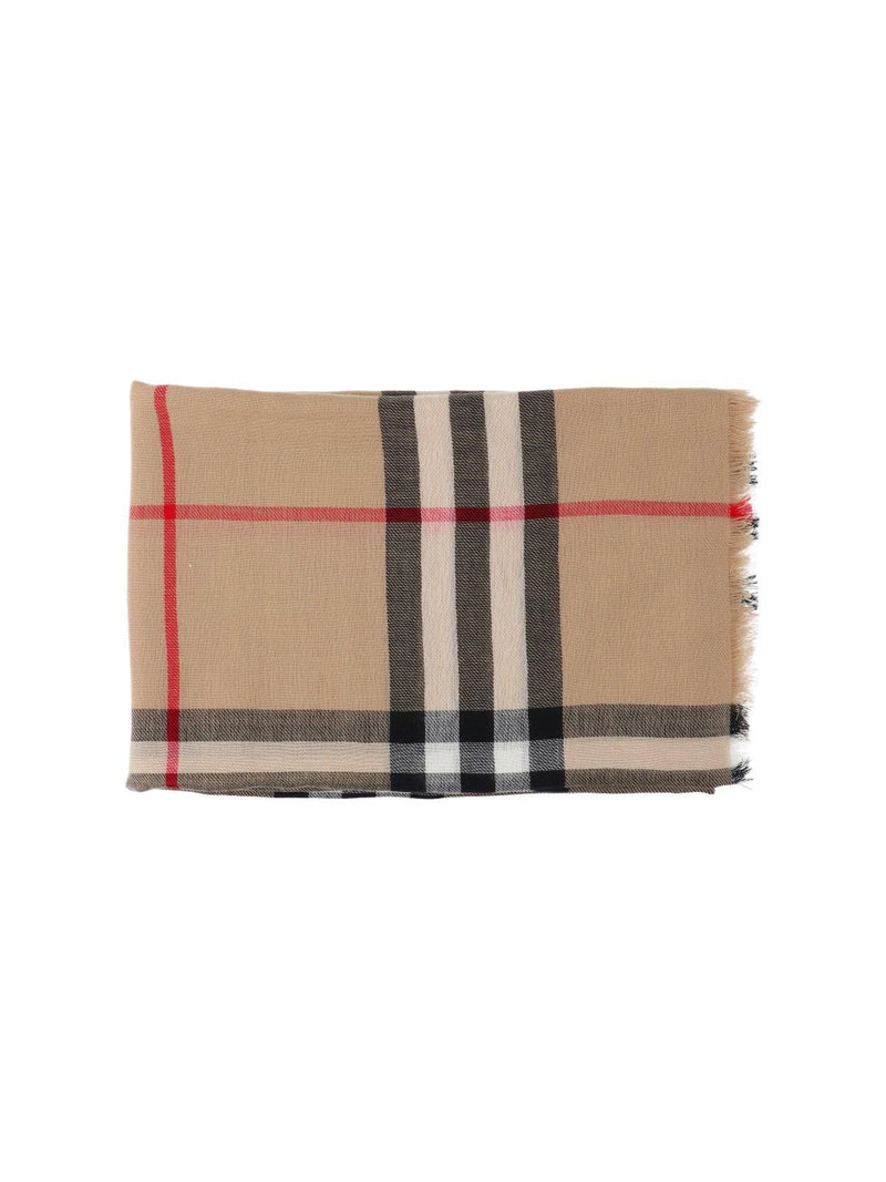 Burberry Check Pattern Scarf - Women