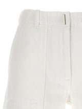 Givenchy Destroyed Denim Bermuda Shorts - Women - Piano Luigi