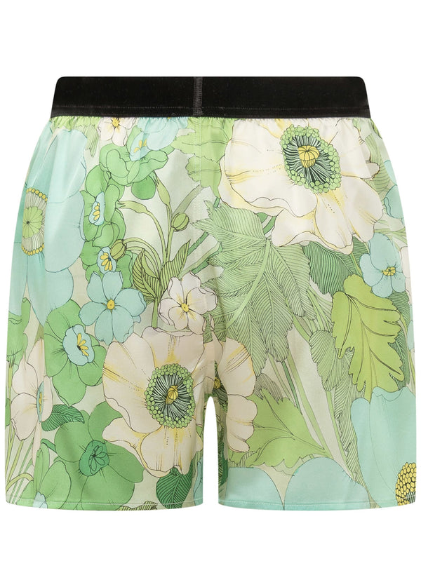 Tom Ford Shorts With Floral Decoration - Women