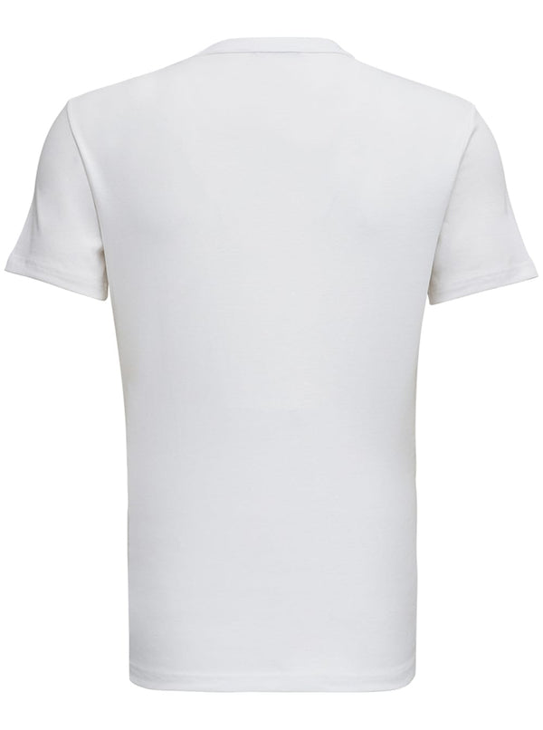 White Cotton Crew Neck T-shirt Man Tom Ford - Men