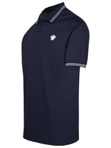 Versace medusa Blue Cotton Polo Shirt - Men