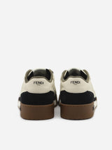 Fendi Match Sneakers In Leather With Suede Inserts - Men