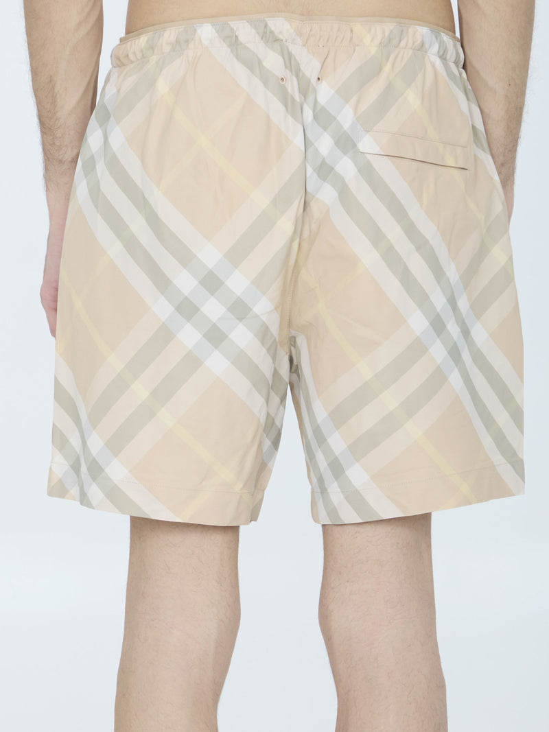 Burberry Check Swim Shorts - Men