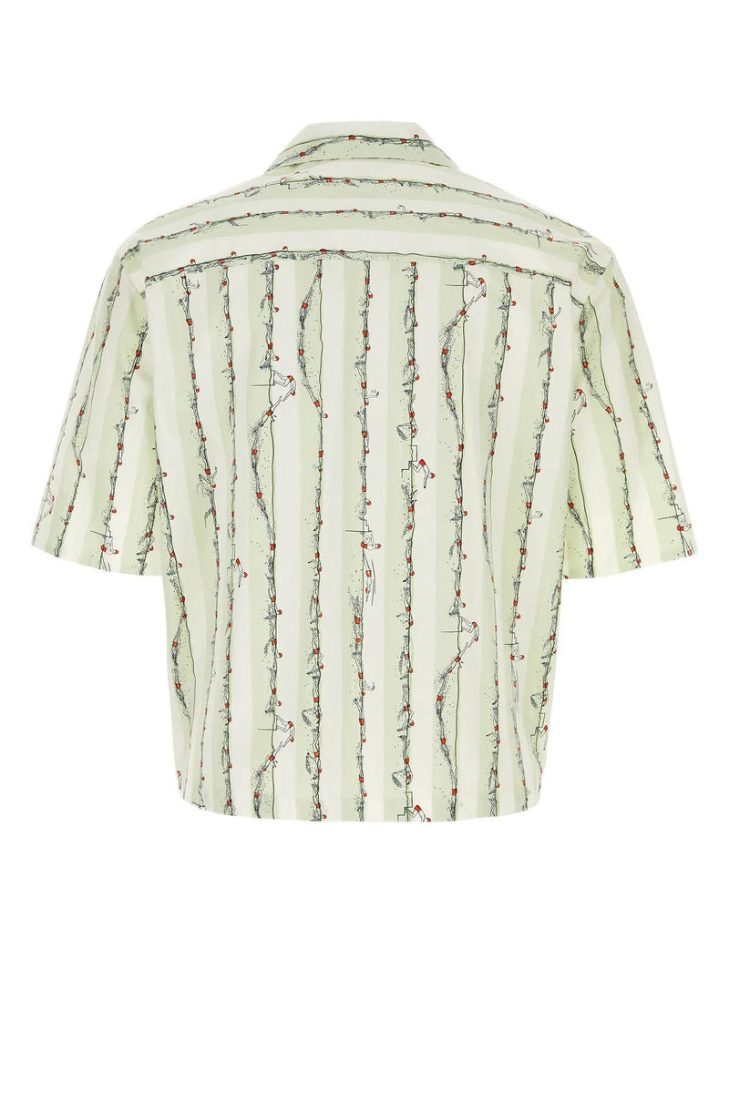 Bottega Veneta Embroidered Poplin Shirt - Men