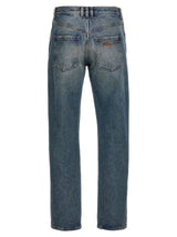 Balmain Logo Embroidery Denim Jeans - Men