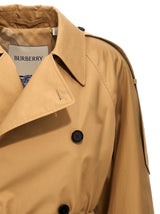 Burberry Double-breasted Short Trench Coat - Women