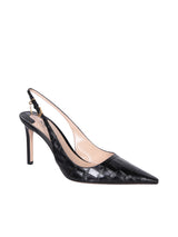 Tom Ford Crocodile Motif Black Slingback - Women