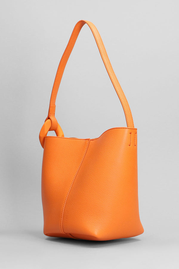 J.W. Anderson Corner Hand Bag In Orange Leather - Women