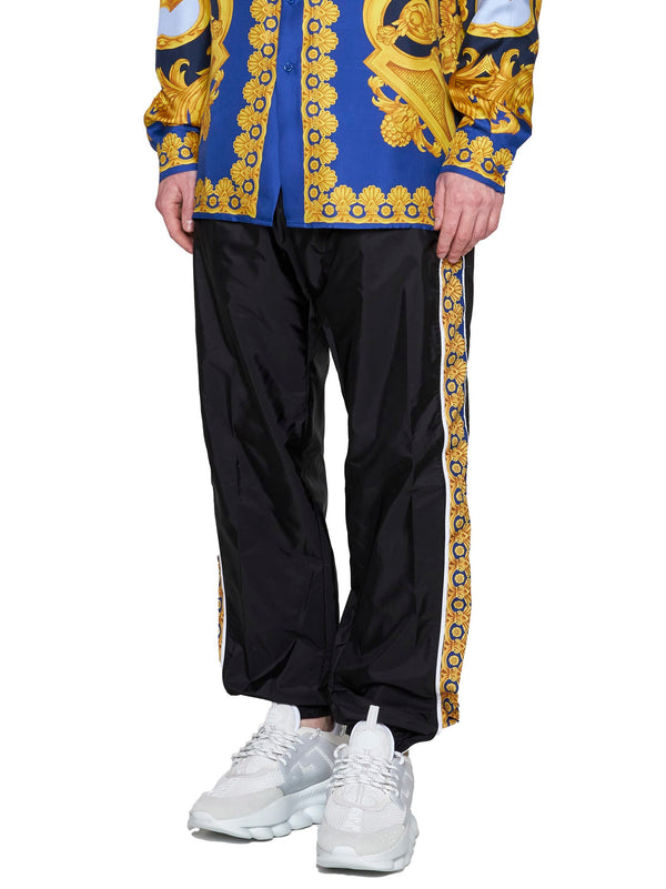 Versace Track-pants With Contrasting Side Stripes - Men