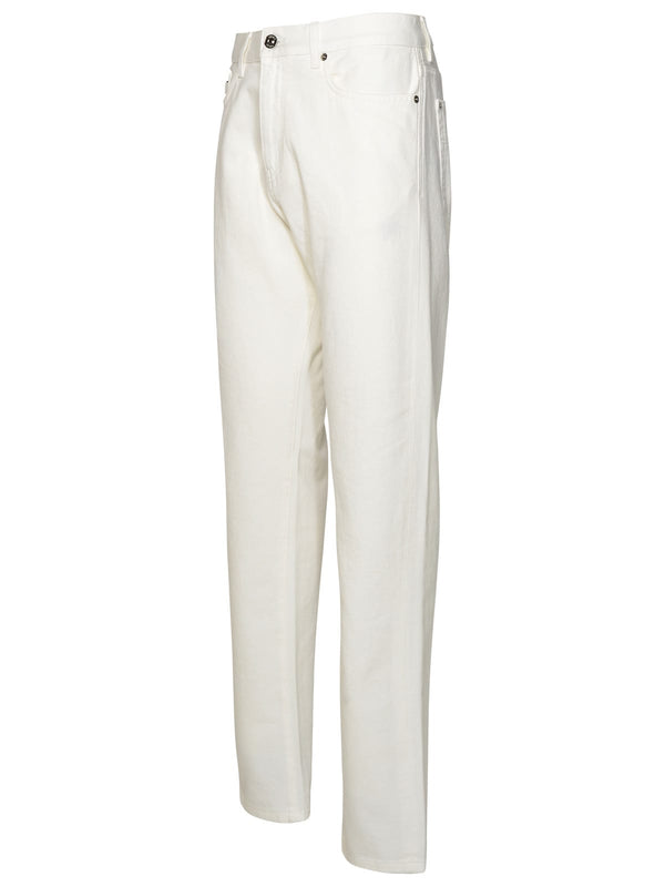 Versace White Cotton Jeans - Men