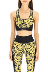 Versace Barocco Print Cropped Sports Top - Women