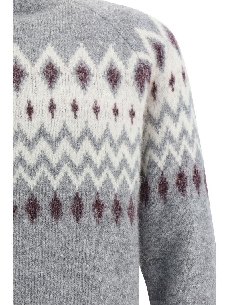 Brunello Cucinelli Jacquard Patterned Sweater - Men