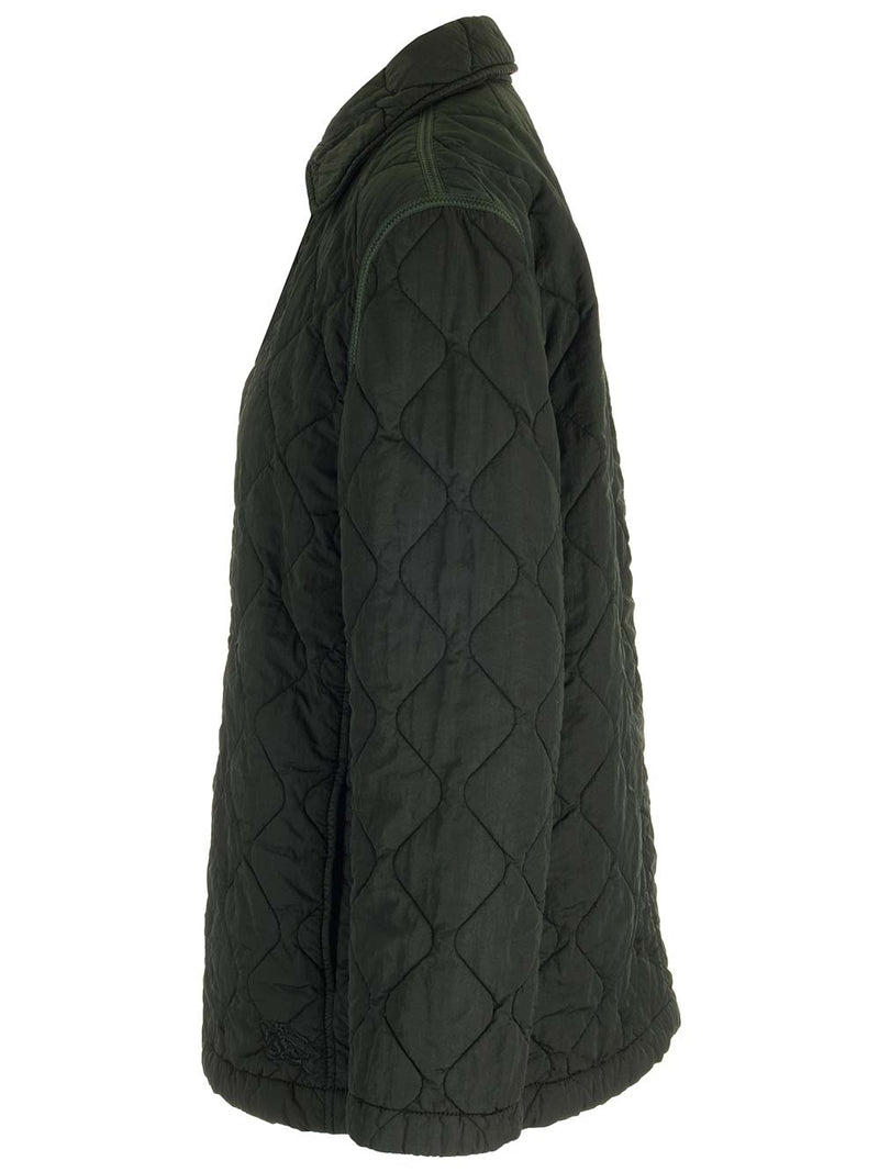 Burberry Ivi Green Quilted Jacket - Women