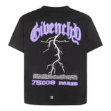 Givenchy Reflective Lightning Artwork Printed T-shirt - Men