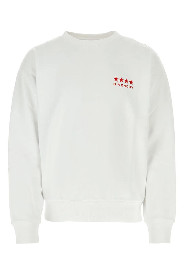 Givenchy White Cotton Sweatshirt - Men