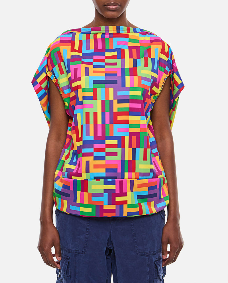 Comme des Garçons Geometric Pattern Top - Women