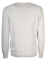 Brunello Cucinelli Rib Trim Knit Plain Sweatshirt - Men