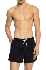 Dsquared2 Logo Printed Drawstring Swimming Shorts - Men