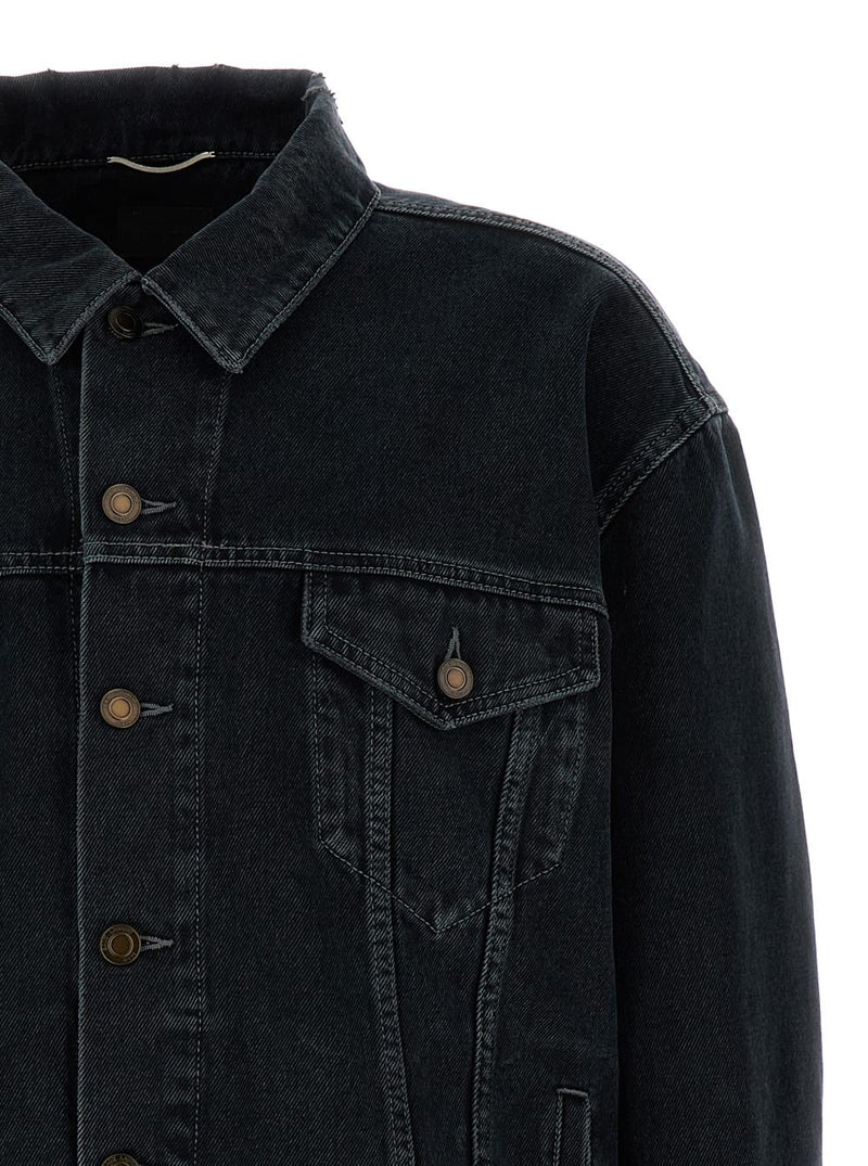 Saint Laurent Egg Shape Denim Jack - Men