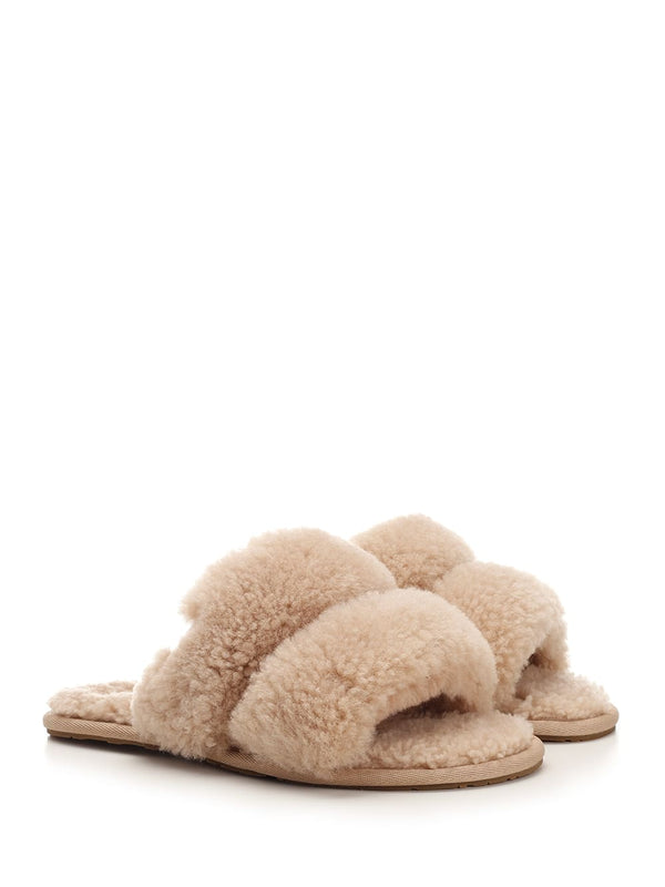 UGG Sand maxi Curly Scuffetta Slipper - Women