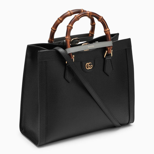 Gucci Diana Black Medium Tote Bag - Women