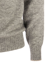 Brunello Cucinelli Crew-neck Sweater In Alpaca Cotton And Wool - Men