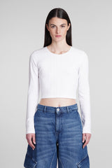 J.W. Anderson T-shirt In White Cotton - Women