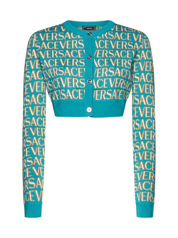 Versace Cropped-length Knitted Cardigan - Women